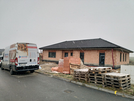 Zateplení novostavby rodinného domu v Mladoňovicích